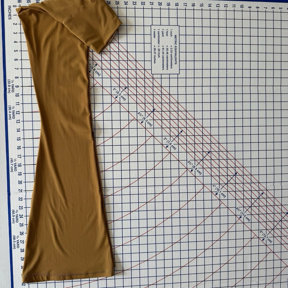 Aerie Offline Real Me Crossover‎ Flare Leggings Small Mustard Ecru - Picture 7 of 13
